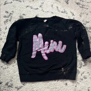 Girls Mini tie dye pullover